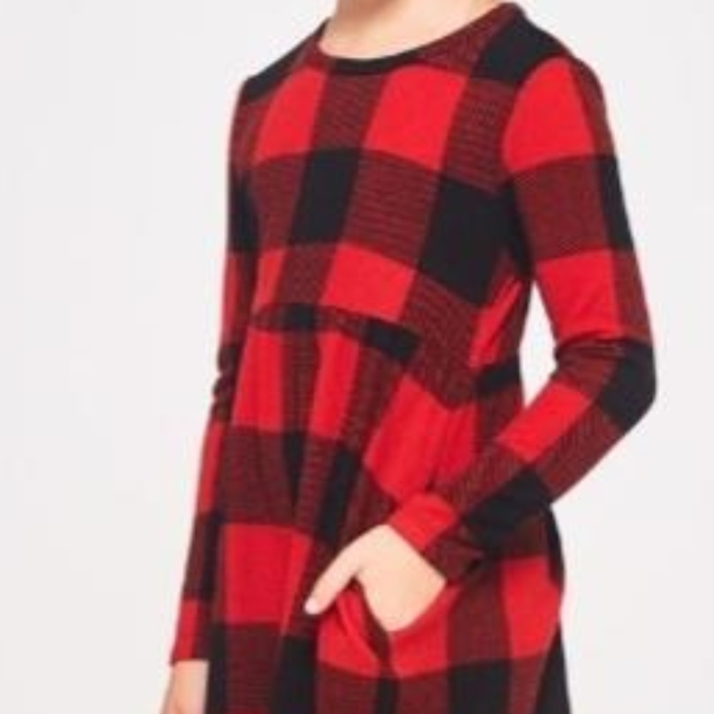 Plaid Baby Doll Dress